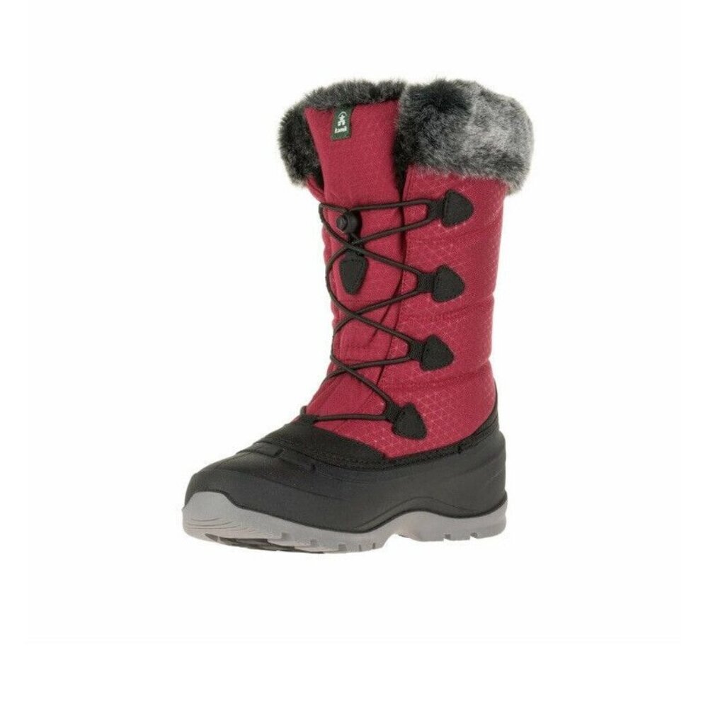 Kamik Women's Momentum2 Snow Boot Violet Fur Lined Waterproof Boots Sz 6